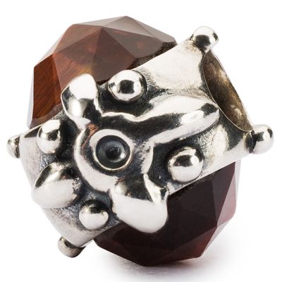 Trollbeads TAGBE-00286 Kraal Rode Stralenkrans zilver-tijgeroog