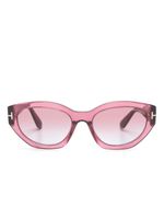 TOM FORD Eyewear lunettes de soleil Penny à monture papillon - Rose - thumbnail