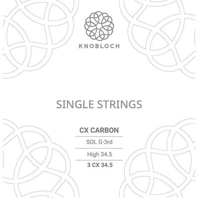 Knobloch 3CX34.5 CX Carbon Losse G3-Snaar Hoge Spanning Knobloch 3CX34.5 CX Carbon Losse G3-Snaar Hoge Spanning