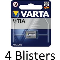 4 Stuks (4 Blisters a 1 st) Varta V11A Wegwerpbatterij Alkaline - thumbnail