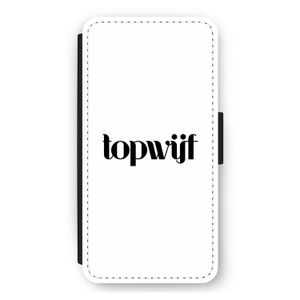 Topwijf Wit: iPhone 11 Flip Hoesje