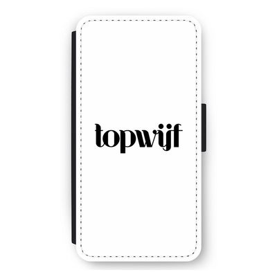 Topwijf Wit: iPhone 11 Flip Hoesje