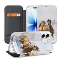 Telefoonhoesje met pashouder Apple iPhone 17 Paarden