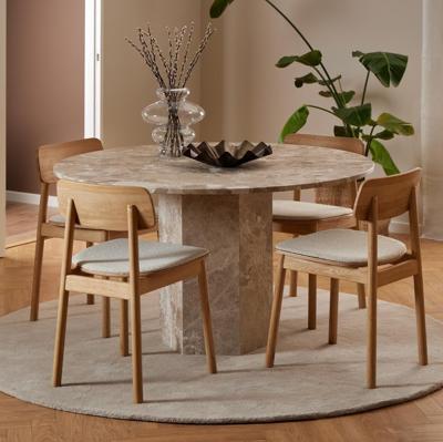 Bendt Ronde Eettafel 'Lasonya' Marmer, 130cm