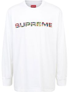 Supreme t-shirt Meta à logo - Blanc