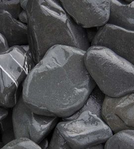 Flat Pebbles zwart Big Bag - 1500 kg