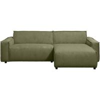 Hoekbank Brooklyn met chaise longue rechts - Soop - groen - Leen Bakker