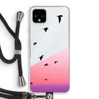 Fly away: Pixel 4 XL Transparant Hoesje met koord