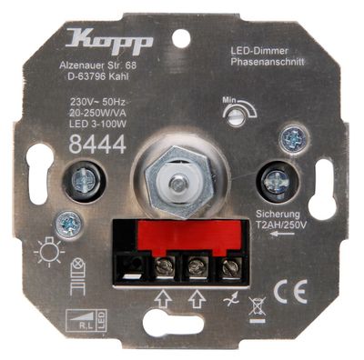 Techniek sokkel dimmer LED druk RL 110W