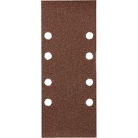 Schuurstroken, Hout en Metaal, Korund, 93x230mm, geperforeerd, Type B Schuurpapier