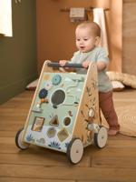 Loopwagen met houten remmen hout