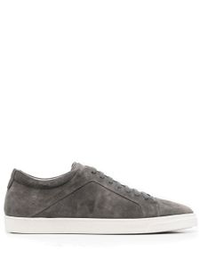 Giorgio Armani baskets en daim - Gris