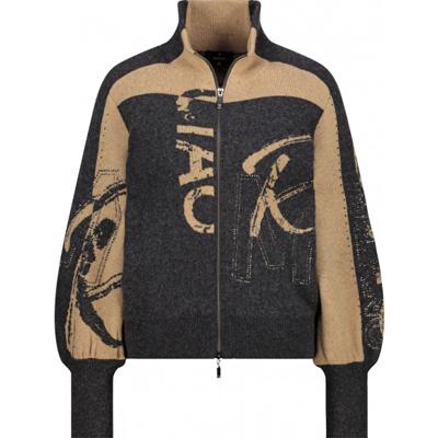 Monari - Grijs | unisex | Trui | Grijs | 36 | regular | Kamst mode