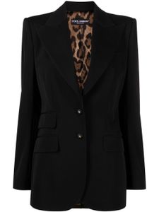 Dolce & Gabbana single-breasted blazer - Noir