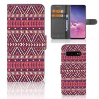 Samsung Galaxy S10 | Telefoon Hoesje | Aztec Paars