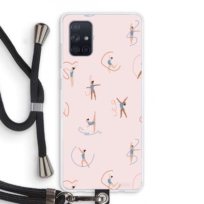 Dancing #3: Samsung Galaxy A71 Transparant Hoesje met koord