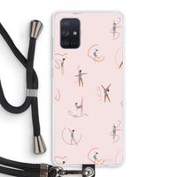 Dancing #3: Samsung Galaxy A71 Transparant Hoesje met koord