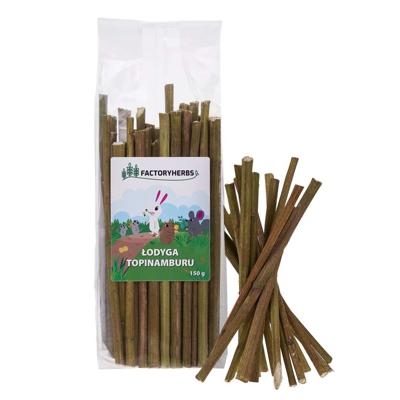 FACTORYHERBS Aardpeerstengel - lekkernij voor knaagdieren en konijnen - 150g