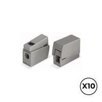 Snelsluiting Wago 8 x 20,4 x 15,5 mm 2,5 mm Verbindingen x 2 (10 Stuks)