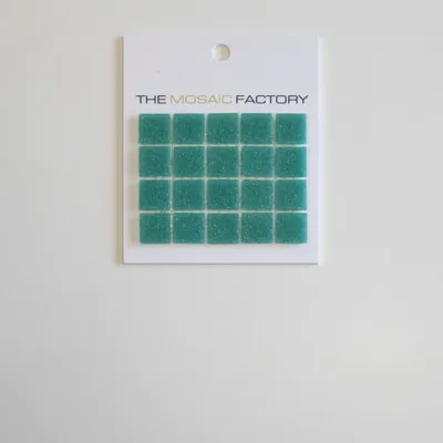 The Mosaic Factory Amsterdam Mozaiek Tegel Vierkant - Jade Groen Glas Basic 322x322 mm