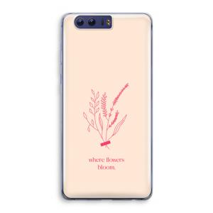 Where flowers bloom: Honor 9 Transparant Hoesje