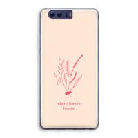 Where flowers bloom: Honor 9 Transparant Hoesje