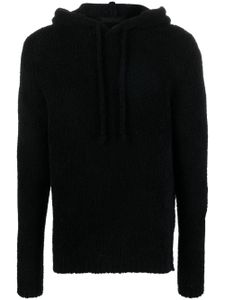 Ten C hoodie en laine mélangée - Noir