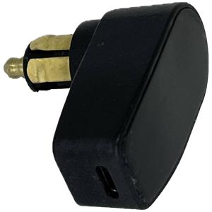 BAAS USB19 MINI USB-C oplader voor DIN4165-stopcontacten Stroombelasting (max.): 3.6 A 12/24 V