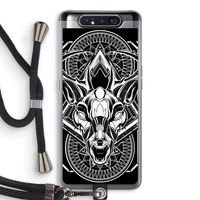 Oh Deer: Samsung Galaxy A80 Transparant Hoesje met koord