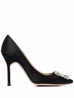 Manolo Blahnik escarpins à détail de boucle - Noir