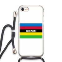 WK Wielrennen: iPhone 8 Transparant Hoesje met koord