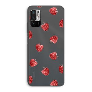 Framboosjes: Xiaomi Redmi Note 10 5G Transparant Hoesje