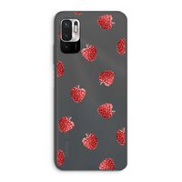 Framboosjes: Xiaomi Redmi Note 10 5G Transparant Hoesje