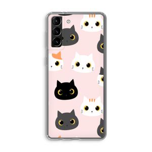 Katten: Samsung Galaxy S21 Plus Transparant Hoesje