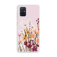 Painted wildflowers: Galaxy A71 Transparant Hoesje