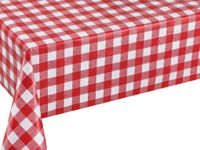 Wicotex tafellaken-tafelkleed- ruit rood - 140x250 cm