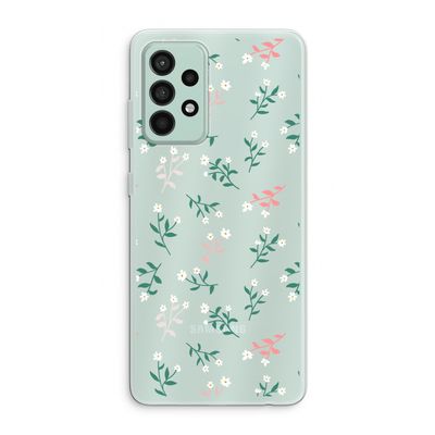 Small white flowers: Samsung Galaxy A52s 5G Transparant Hoesje