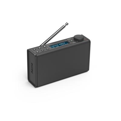 Hama digitale radio dr7usb fm/dab/dab+/werkt op batterijen
