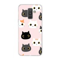 Katten: Samsung Galaxy A6 Plus (2018) Transparant Hoesje