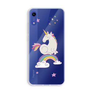 Regenboog eenhoorn: Honor Play 8A Transparant Hoesje