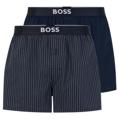 BOSS 2 stuks Patterned Cotton Boxer Shorts EW * Actie *