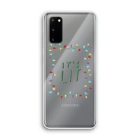 It's Lit: Samsung Galaxy S20 Transparant Hoesje