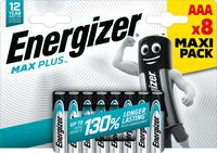 Energizer batterijen Max Plus AAA, blister van 8 stuks