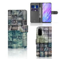 Wallet Case met Pasjes Samsung Galaxy S20 Spijkerbroeken