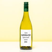 Wijnfles Een Opkikkertje Speciaal Voor Jou - Wit (Sauvignon Blanc) Wijnfles Een Opkikkertje Speciaal Voor Jou - Wit (Sauvignon Blanc)