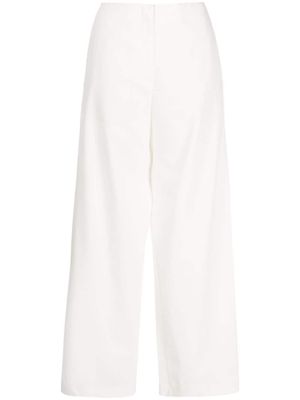 Forte Forte pantalon ample à ornements en cristal - Blanc