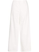 Forte Forte pantalon ample à ornements en cristal - Blanc