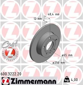 Remschijf Coat Z 600322220