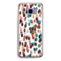 Tropical Dots: Samsung Galaxy S8 Transparant Hoesje