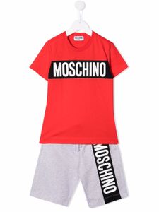 Moschino Kids survêtement à logo imprimé - Rouge